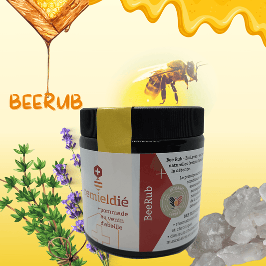 BeeRub – Pommade au venin d'abeilles pour le bien-être des muscles et des articulations - Bioremedes